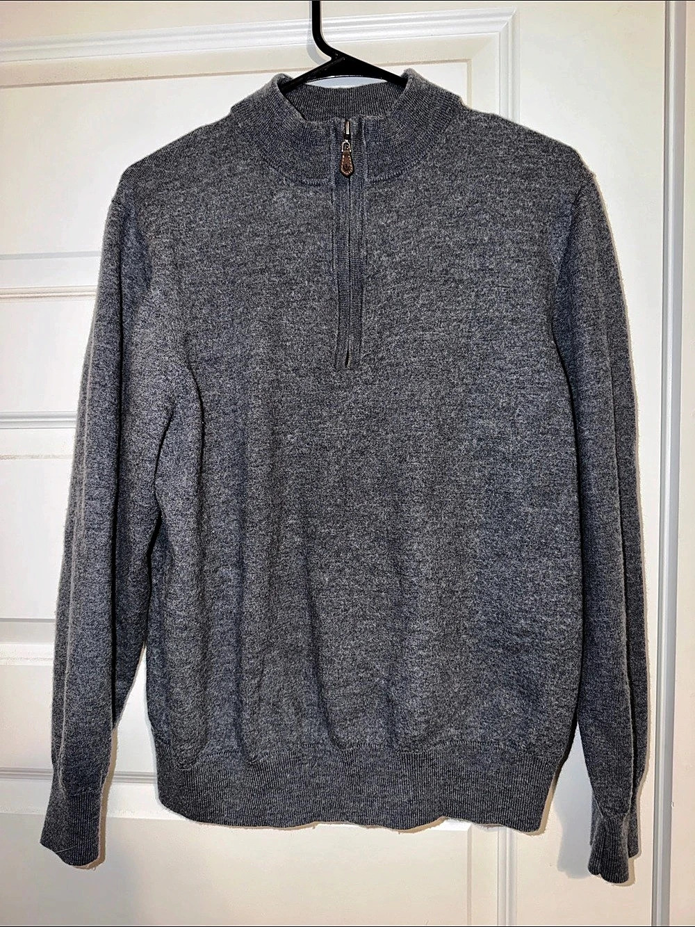 Donald Ross Men's Gray Quarter-Zip Size XL